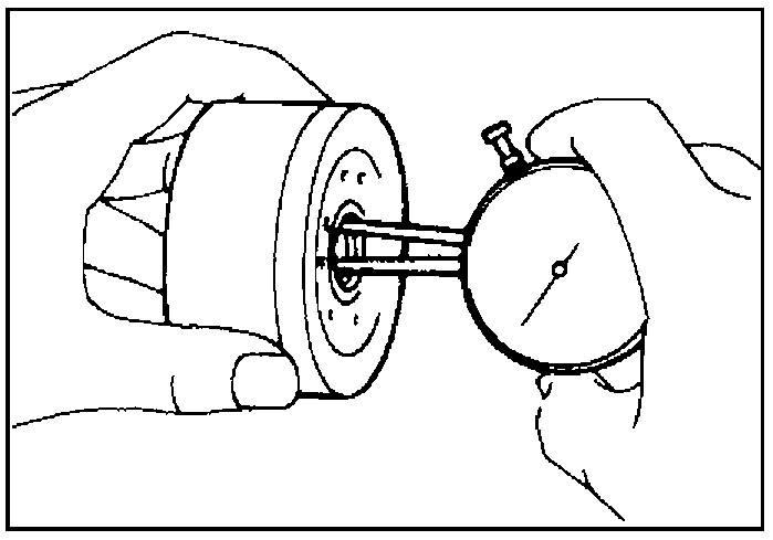 Измерение внутреннего диаметра подшипника