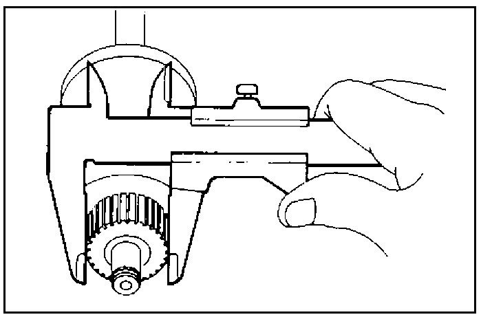 Измеерние диаметра коллектора якоря