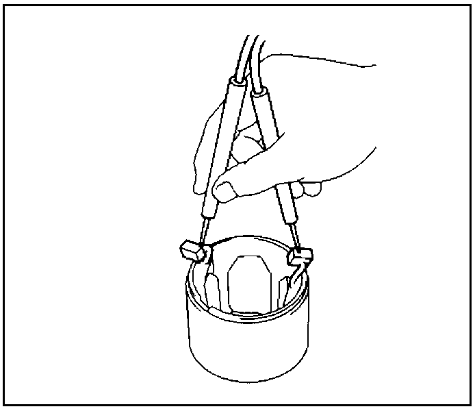 Проверка обмотки статора на обрыв